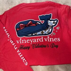Vineyard Vines Red Valentine's Day Graphic Tee